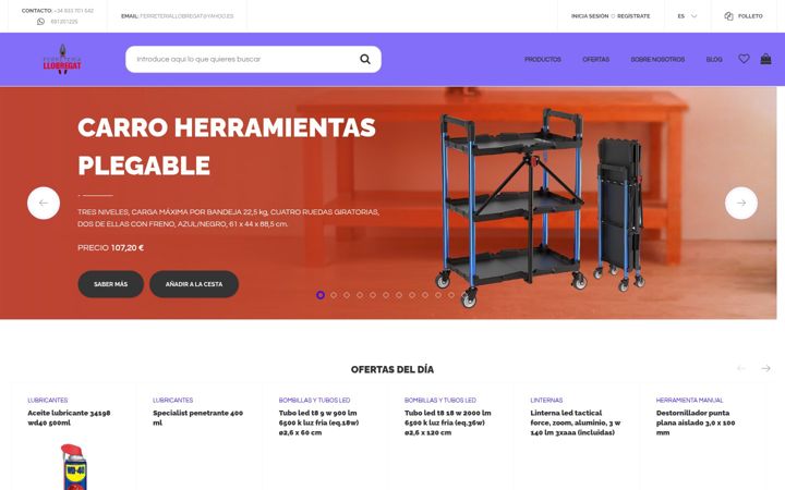 Screenshot of ferreteriallobregat.com