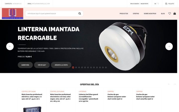 Screenshot of ferreteriallull.com