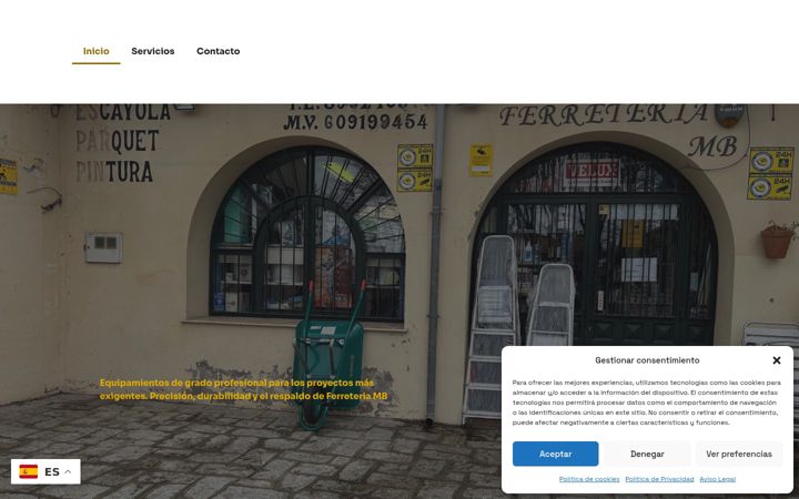 Screenshot of ferreteriamb.com