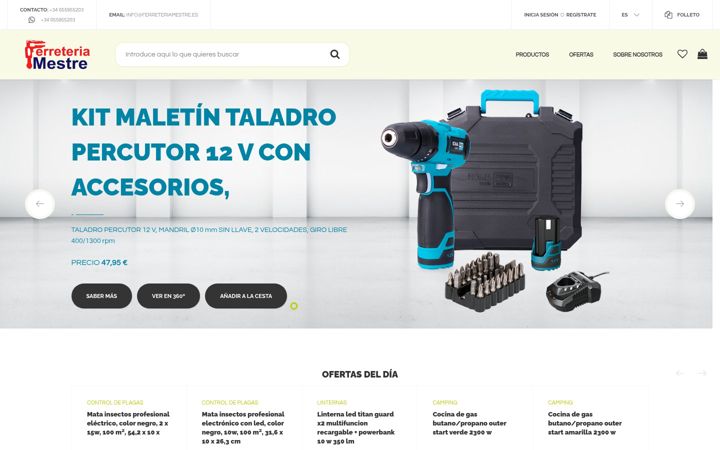 Screenshot of ferreteriamestre.es