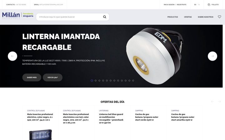 Screenshot of ferreteriamillan.com
