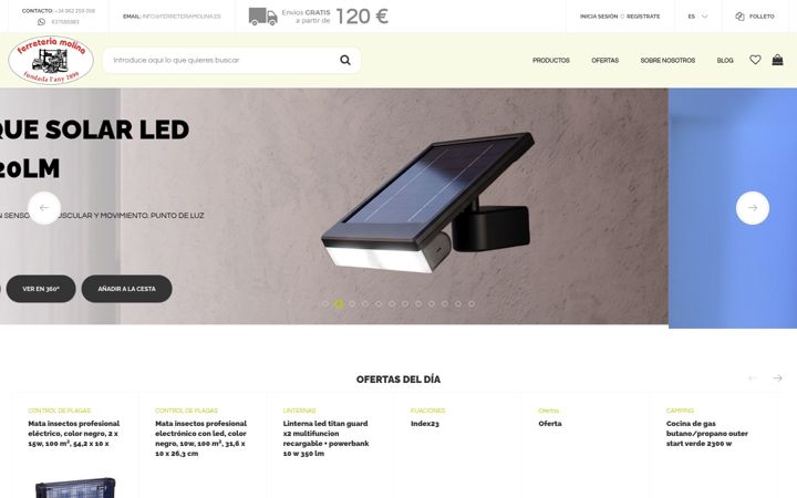 Screenshot of ferreteriamolina.es