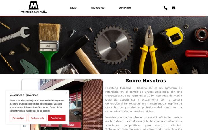 Screenshot of ferreteriamontana.com