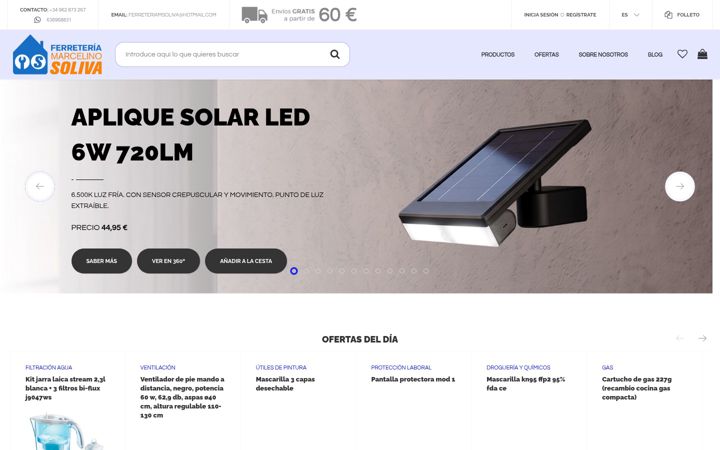 Screenshot of ferreteriamsoliva.com