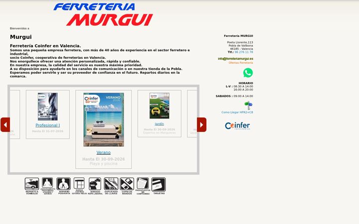 Screenshot of ferreteriamurgui.es