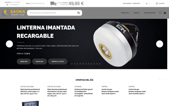 Screenshot of ferreteriarasmia.com