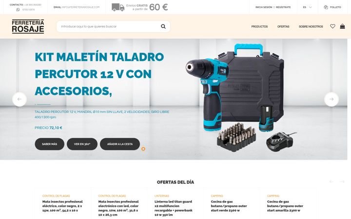 Screenshot of ferreteriarosaje.com