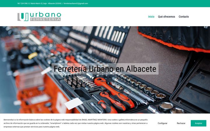 Screenshot of ferreteriaurbano.com