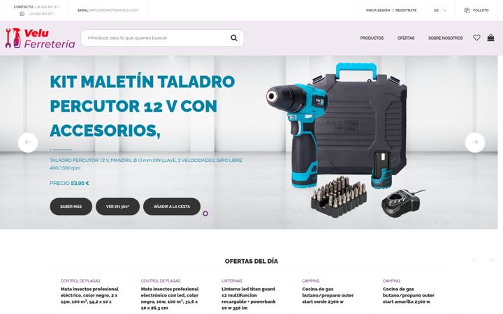 Screenshot of ferreteriavelu.com