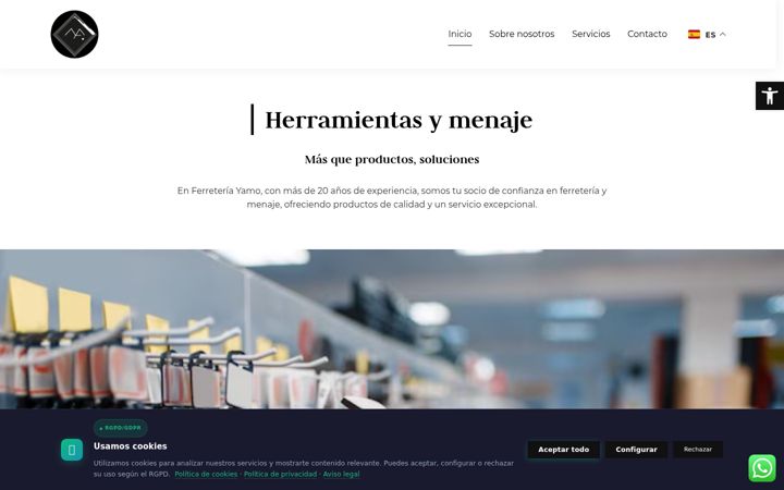 Screenshot of ferreteriayamo.com