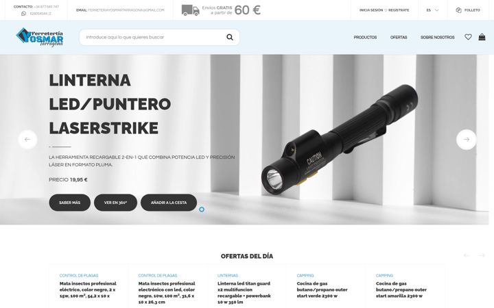 Screenshot of ferreteriayosmar.com