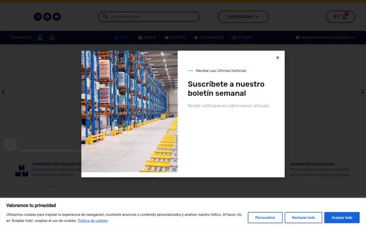 Screenshot of ferreterosdelnorte.com