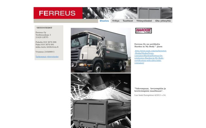Képernyőkép: ferreus.fi
