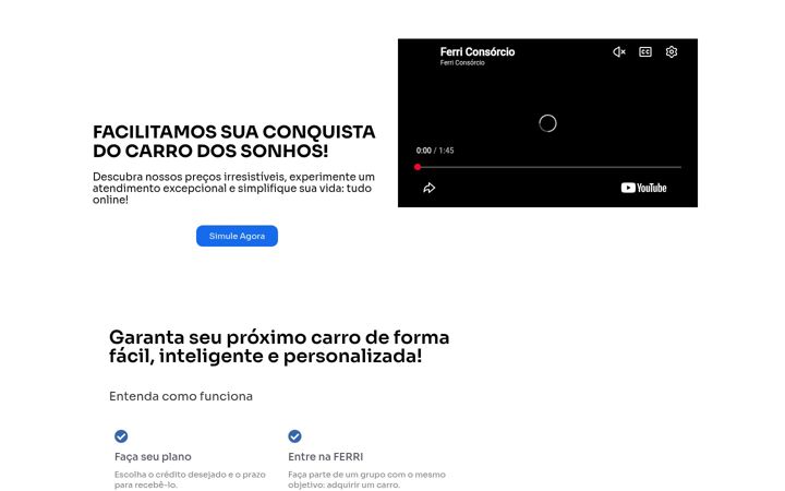 Zrzut ekranu ferriconsorcio.com.br