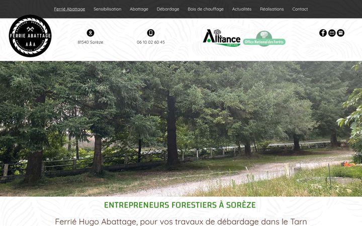 Screenshot of ferrie-abattage.fr