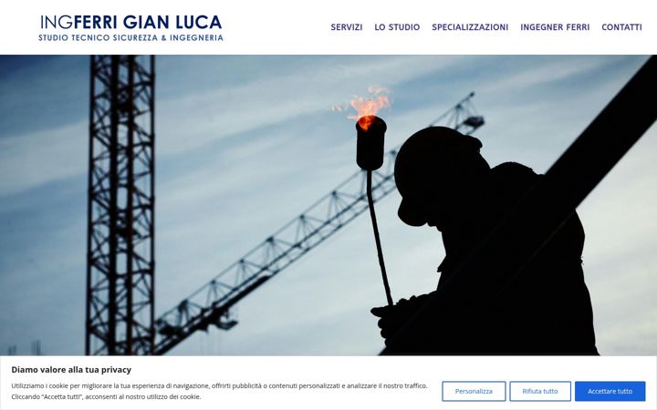 Screenshot of ferrigianluca.it
