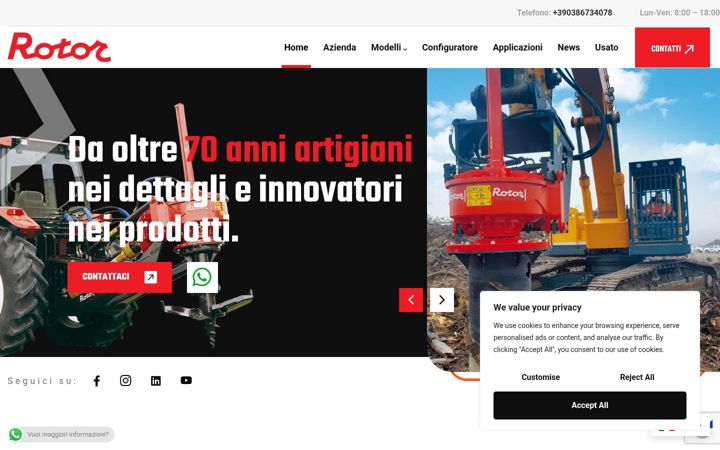 Screenshot ta' ferrirotor.it