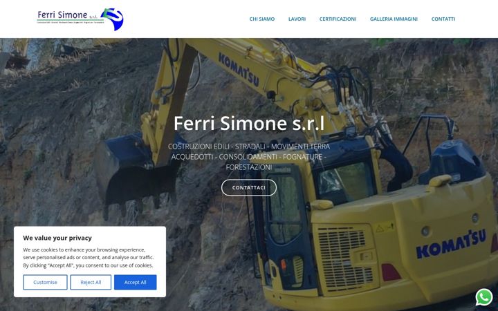 Screenshot of ferrisimonesrl.com