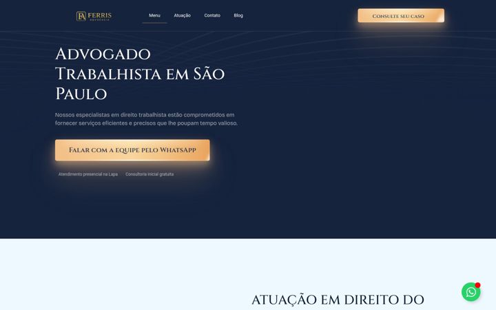 Zrzut ekranu ferrislaw.com.br