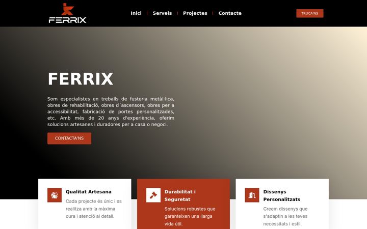 Screenshot of ferrix.cat