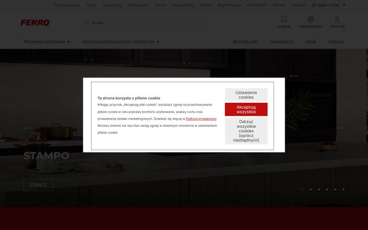 Screenshot of ferro.pl