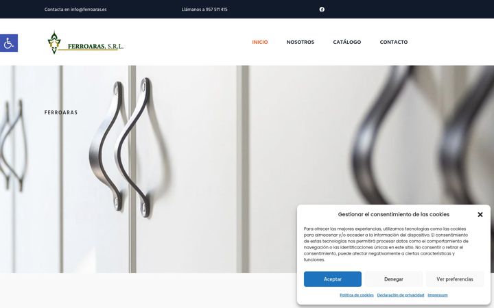Screenshot of ferroaras.es