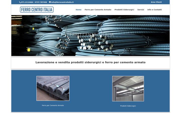 Screenshot ta' ferrocentroitalia.it