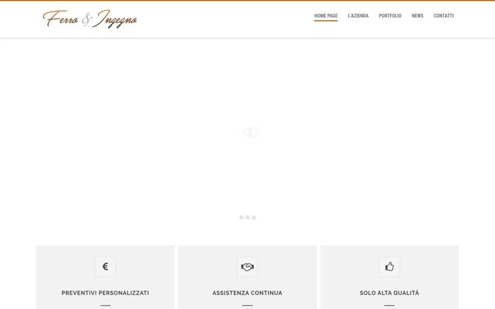 Screenshot ta' ferroeingegnorieti.it