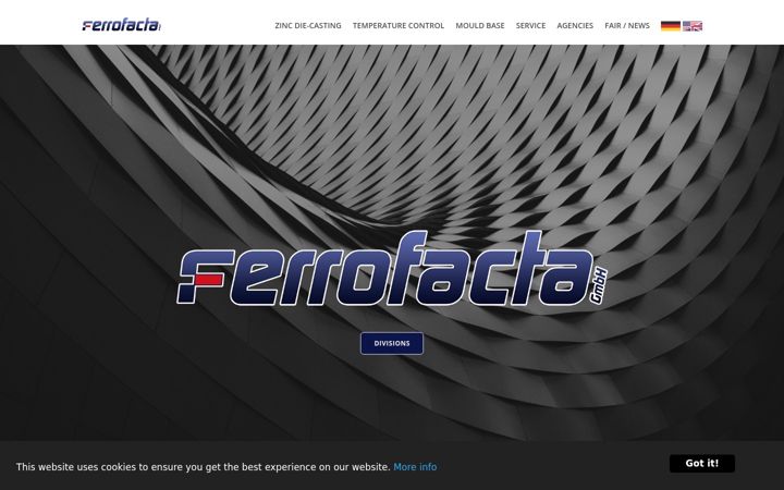 Screenshot of ferrofacta.com