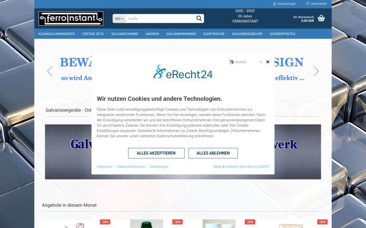 Screenshot of ferroinstant.com