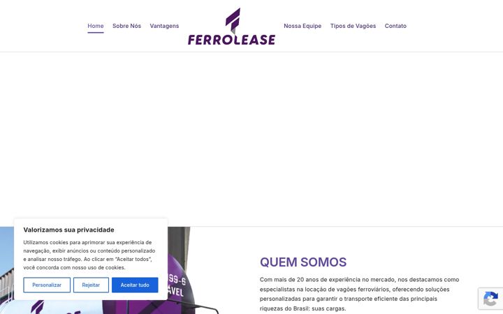 Screenshot of ferrolease.com.br