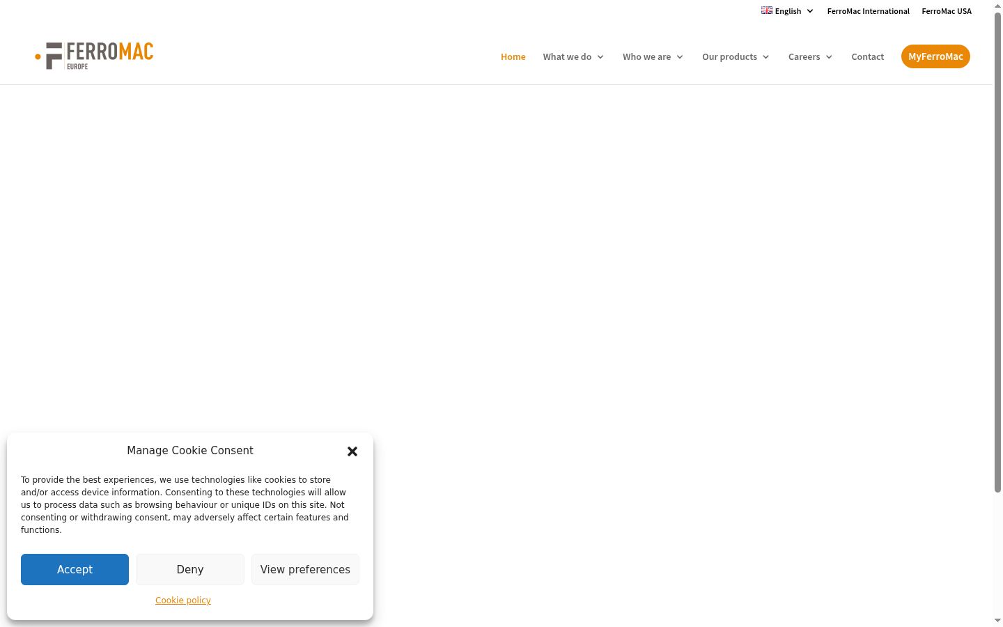 Screenshot tal-banner tal-kunsens muri qabel kwalunkwe interazzjoni