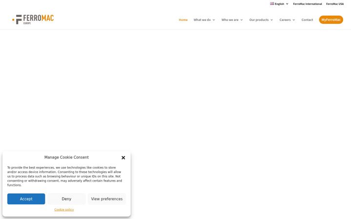 Screenshot of ferromaceurope.com
