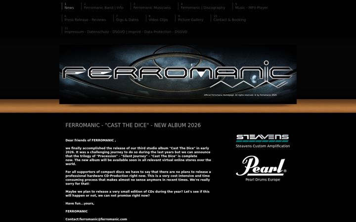 Screenshot of ferromanic.com