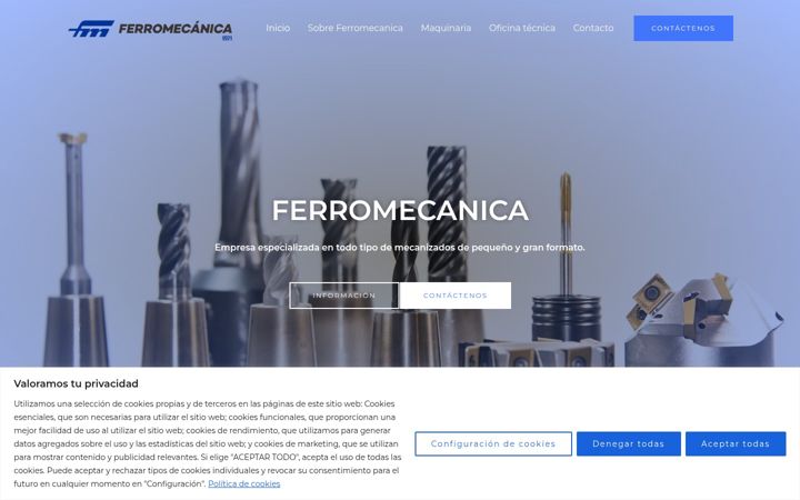 Screenshot of ferromecanica.com
