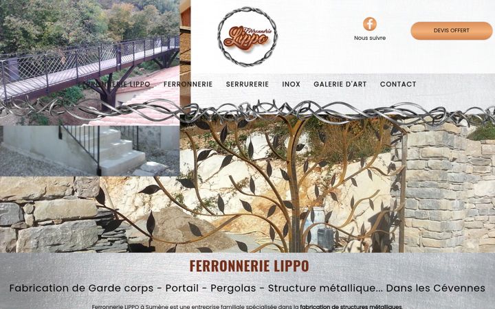 Screenshot of ferronnerie-lippo.fr