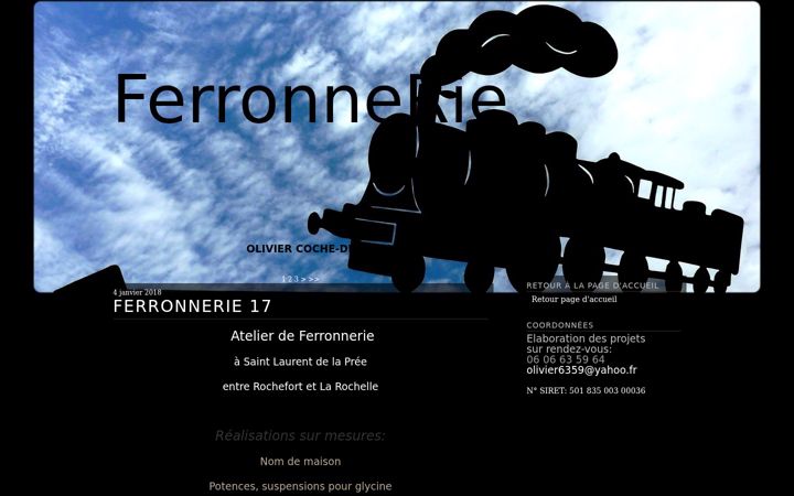 Screenshot of ferronnerie17.fr