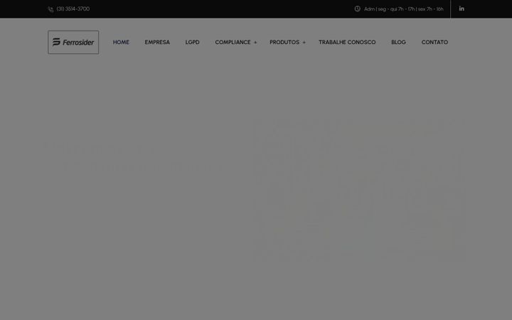 Screenshot of ferrosider.com.br