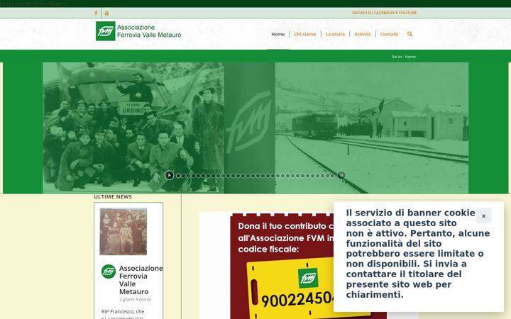 Screenshot ta' ferroviafvm.it