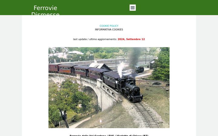 Screenshot of ferroviedismesse.com