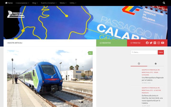 Screenshot ta' ferrovieincalabria.it