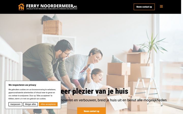 Screenshot of ferrynoordermeer.nl