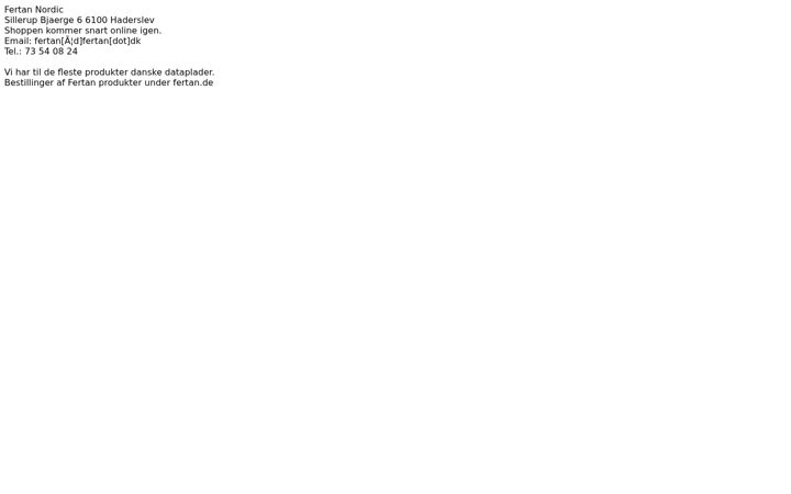 Screenshot of fertan.dk