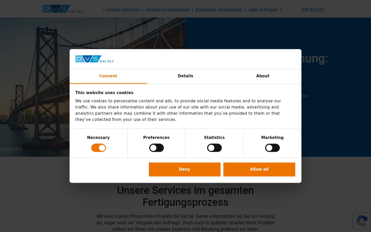 Screenshot tal-banner tal-kunsens muri qabel kwalunkwe interazzjoni