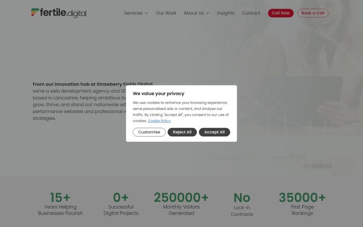 Screenshot of fertile.digital