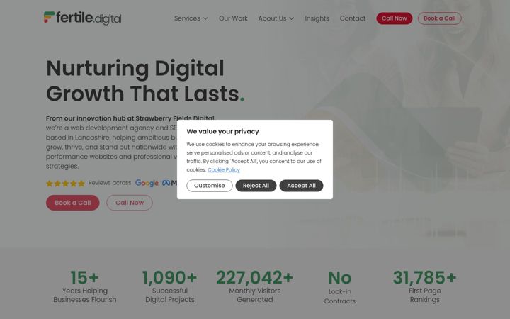 Screenshot of fertilefrog.com