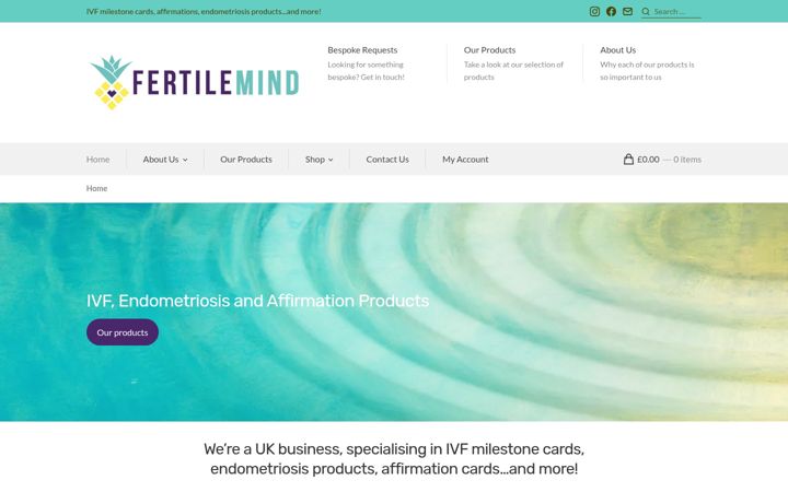 Screenshot of fertilemind.co.uk