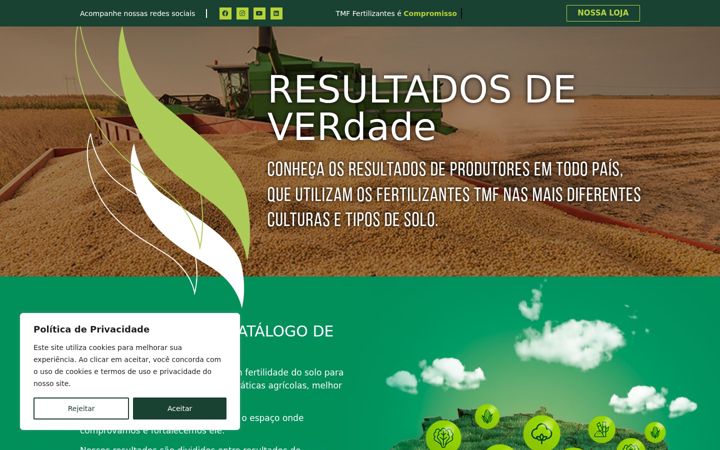 Zrzut ekranu fertilidadedesolo.com.br