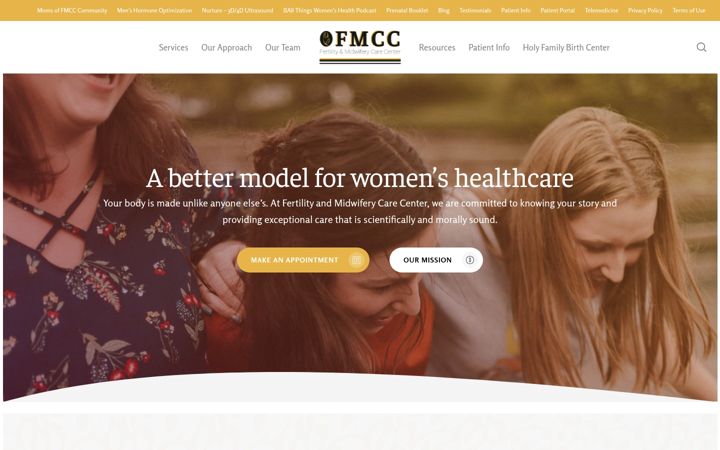 Screenshot of fertilityandmidwifery.com