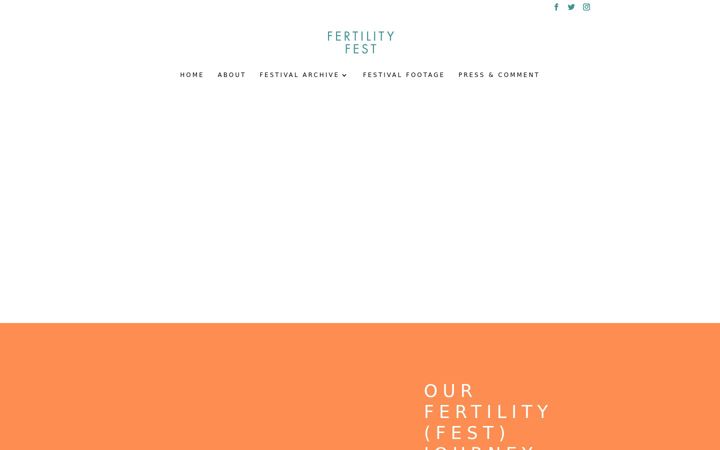 Screenshot of fertilityfest.com